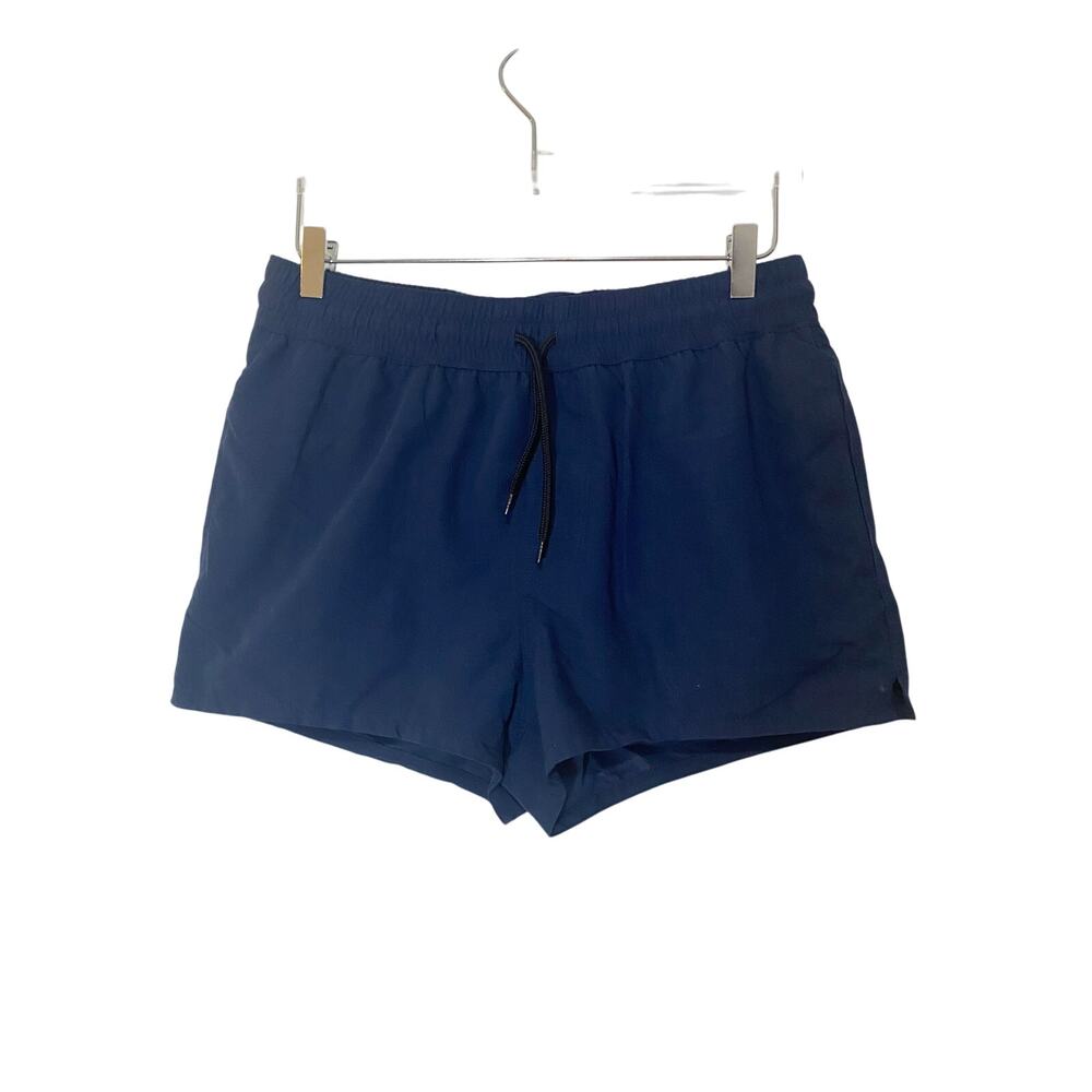 ASOS Navy Blue Drawstring Waist Athletic Shorts Women's Size Medium